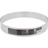 Cercle à mousse inox H 4,5 cm Ø 28 cm-Cerf Dellier New