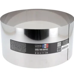Cercle à pain surprise inox H 11 cm Diam 22 cm-Cerf Dellier New