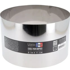 Cercle à pain surprise inox H 11 cm Diam 18 cm-Cerf Dellier Sale