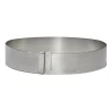 Cercle à pâtisserie extensible inox 18 à 36 cm H 3 cm De Buyer-Cerf Dellier Hot