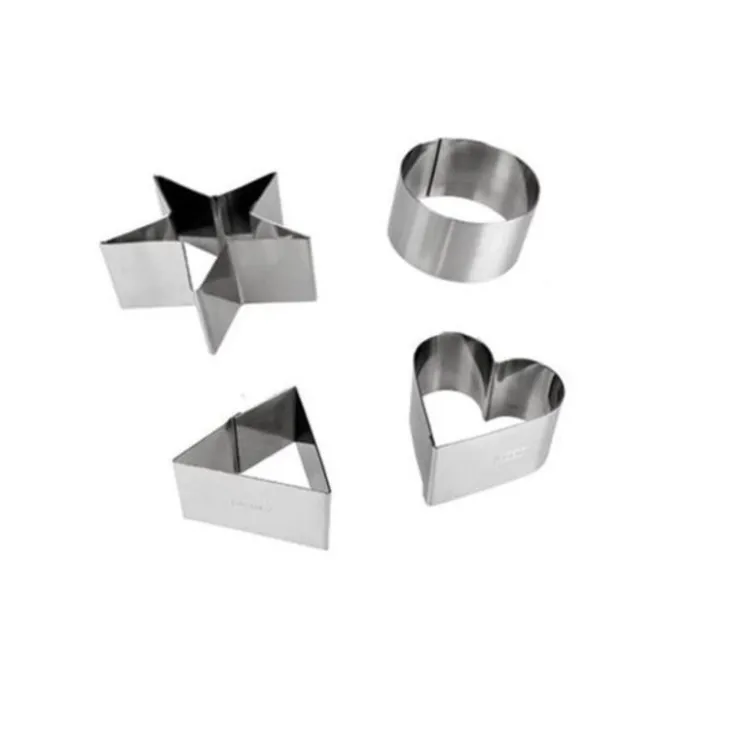 Cercles de présentation inox assortis H 5 cm-Cerf Dellier Outlet