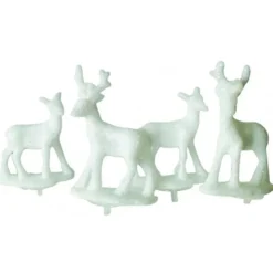 Cerf et biche blancs sur pique (x2)-Cerf Dellier Sale