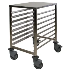 Chariot bas inox 8 niveaux 600x400-Cerf Dellier New