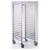 Chariot de fermentation inox 60x80 cm entrée 600 20 niveaux-Cerf Dellier