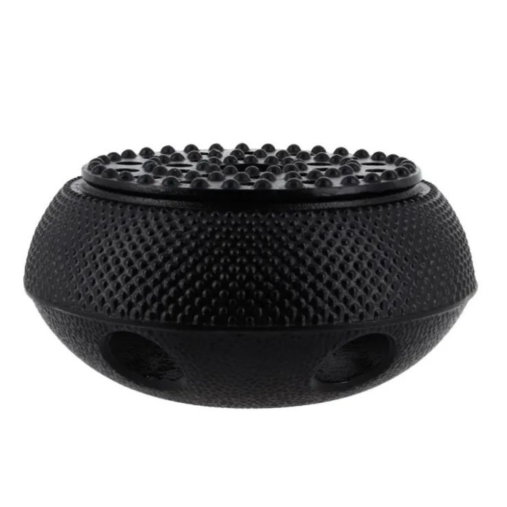 Chauffe-théière en fer noir-Cerf Dellier Discount