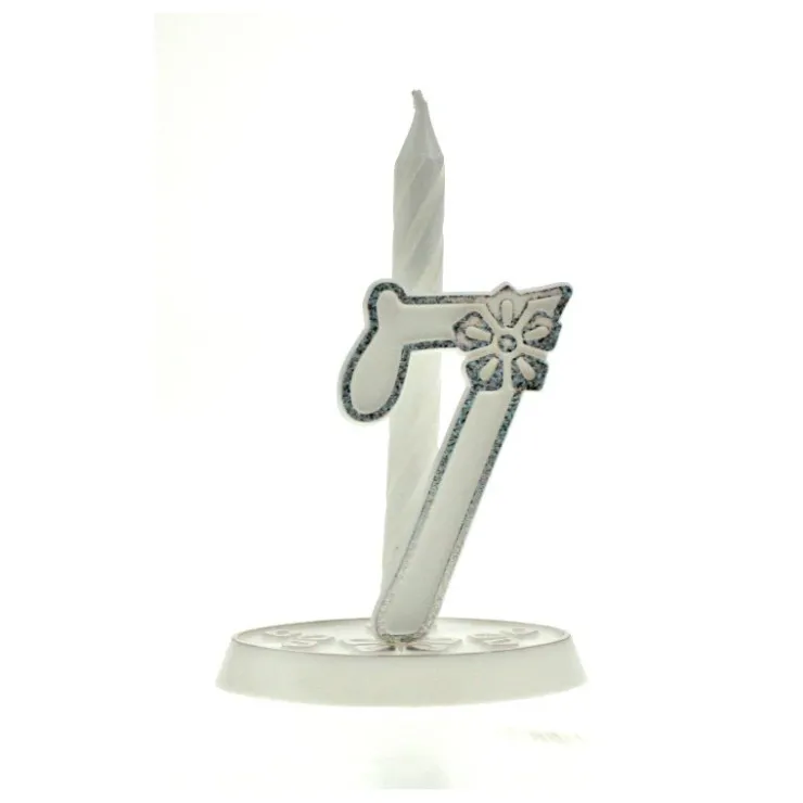 Chiffre Blanc Givré n°7 (x10)-Cerf Dellier