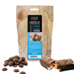 Chocolat au Lait origine Ghana 40,5 % Barry 250 g-Cerf Dellier New