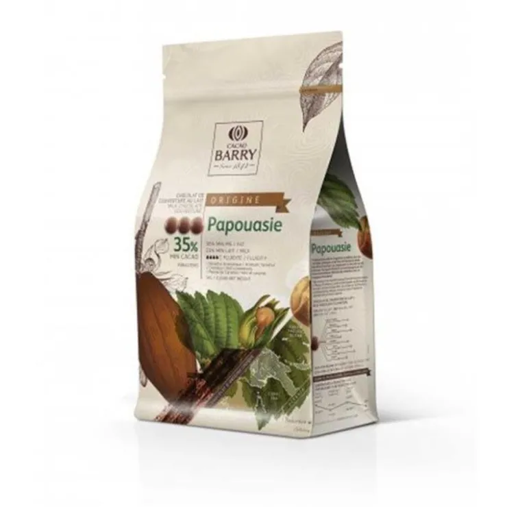Chocolat de Couverture au lait origine Papouasie 35 % 2,5 Kg-Cerf Dellier Hot