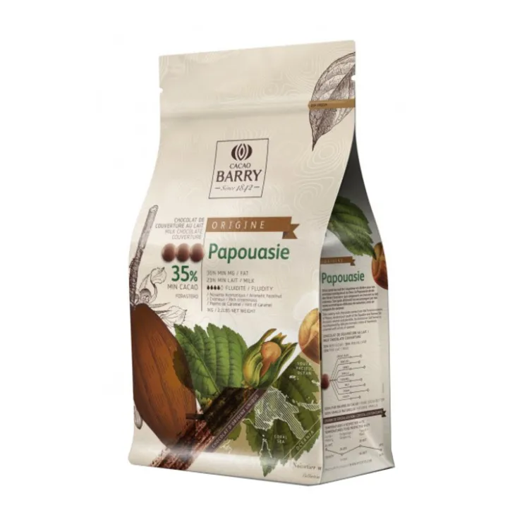 Chocolat lait Papouasie Barry 35 % 1 kg-Cerf Dellier Hot