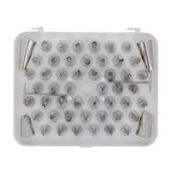 Coffret 52 douilles décors fins inox-Cerf Dellier Best