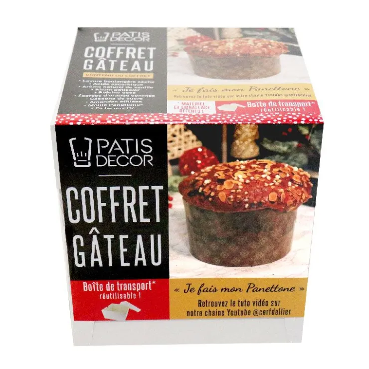 Coffret recette Panettone-Cerf Dellier Hot