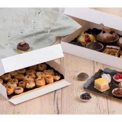Coffrets lunch blancs 62 x 42 cm (x 25)-Cerf Dellier New