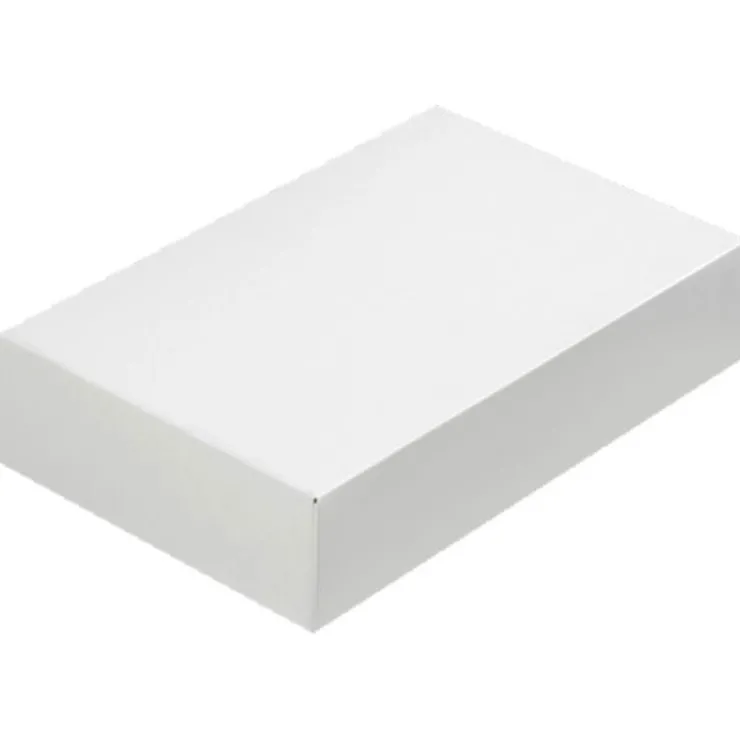 Coffrets lunch blancs (x 100)-Cerf Dellier Outlet