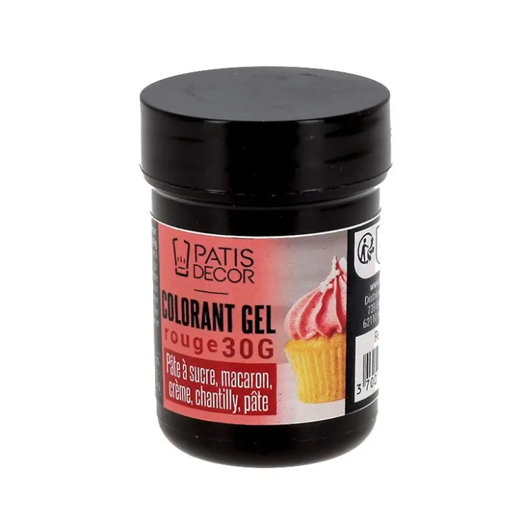Colorant gel rouge Patisdécor-Cerf Dellier Best