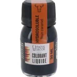 Colorant liquide hydrosoluble brun caramel 30 ml-Cerf Dellier Discount