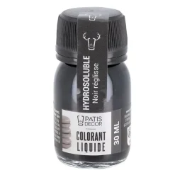 Colorant liquide hydrosoluble noir réglisse 30 ml-Cerf Dellier Hot