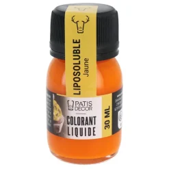Colorant liquide liposoluble jaune 30 ml-Cerf Dellier