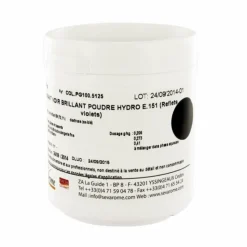 Colorant poudre alimentaire Noir Brillant 100 g-Cerf Dellier New