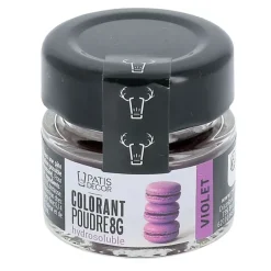 Colorant poudre hydrosoluble violet 8 g-Cerf Dellier Discount