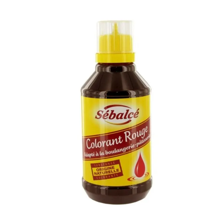Colorant rouge d'origine naturelle Sébalcé 0,5 L-Cerf Dellier Hot