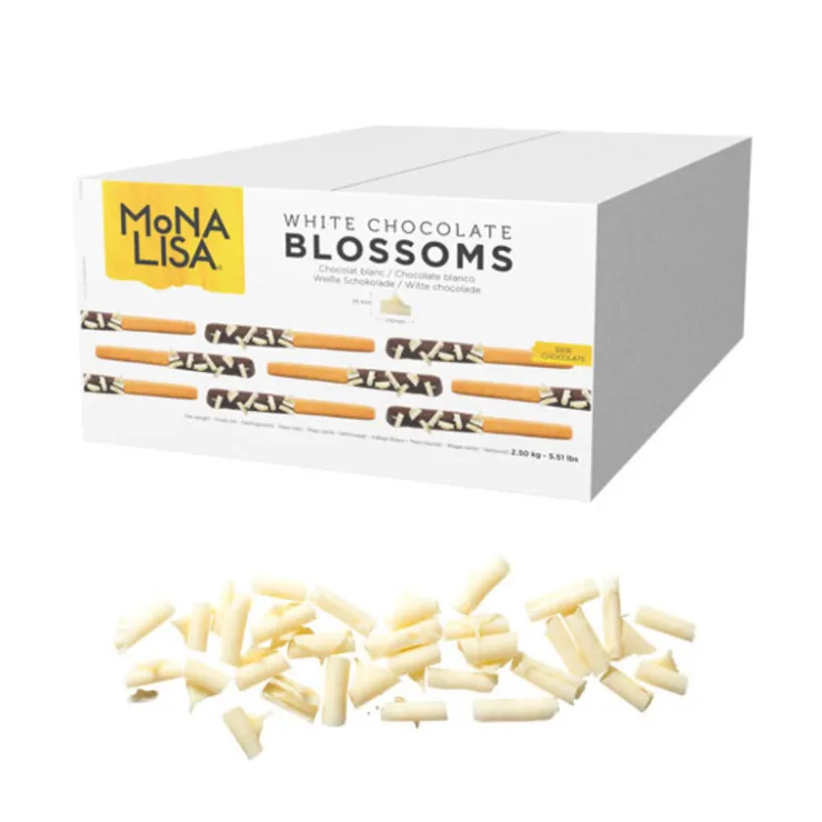 Copeaux de chocolat blanc Mona Lisa 2,5 kg-Cerf Dellier Best