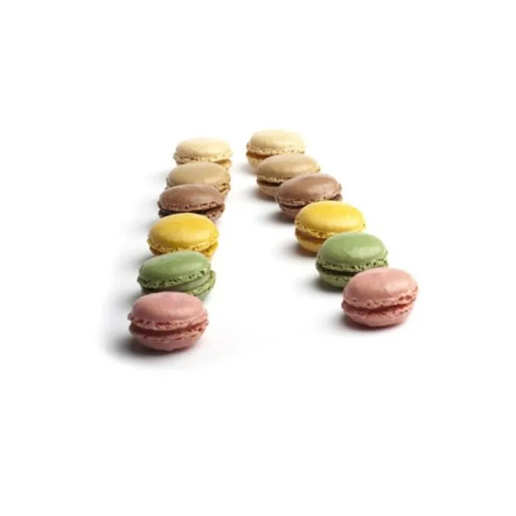 Coques de macarons assortis 4 saveurs (x180)-Cerf Dellier
