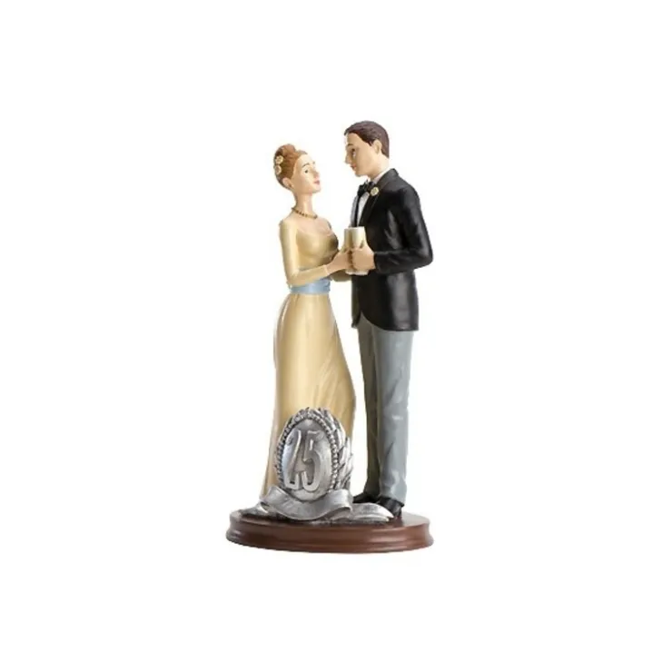 Couple de mariés Noces d'Argent-Cerf Dellier Discount