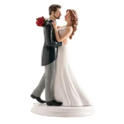 Couple mariés Valse 21 cm-Cerf Dellier New