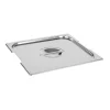 Couvercle inox GN 2/3 pour trempeuse à Chocolat-Cerf Dellier Best