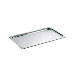 Couvercle inox sans poignée GN 1/2 - pour bac gastronorme sans anse-Cerf Dellier Discount