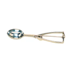 Cuillère à glace inox à pince ovale 30 portions au litre 62x43 mm-Cerf Dellier