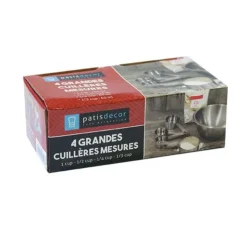Cuillères à mesure inox assorties (x4)-Cerf Dellier Discount