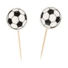 Cupcake Toppers Ballon de Foot (x 25)-Cerf Dellier Online