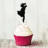 Cupcake Toppers Bonheur (x 8)-Cerf Dellier Online