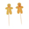 Cupcake Toppers Bonshommes Pain d'Epices (x12)-Cerf Dellier Best