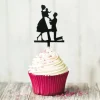 Cupcake Toppers Déclaration (x 8)-Cerf Dellier Discount