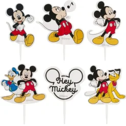 Cupcake Toppers Mickey assortis (x30)-Cerf Dellier Sale