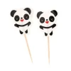 Cupcake Toppers Pandas (x 24)-Cerf Dellier Best