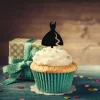 Cupcake Toppers Robe (x 8)-Cerf Dellier Best