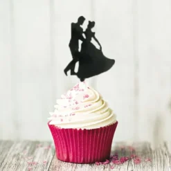 Cupcake Toppers Valse (x 8)-Cerf Dellier Best