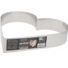 Cœur à mousse inox H 4,5 cm L 24 cm-Cerf Dellier