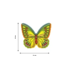Décor azyme papillons assortis (x260)-Cerf Dellier Best