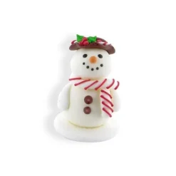 Décor comestible Bonhomme de neige souriant-Cerf Dellier New