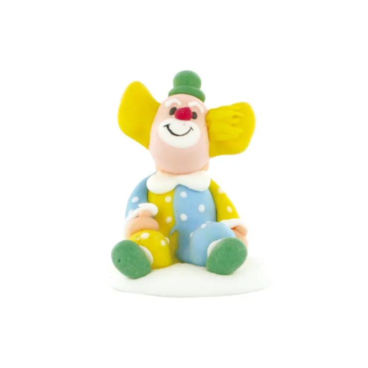 Décor comestible Clown assis (x24)-Cerf Dellier Discount