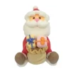 Décor comestible Père Noël assis cadeau (x24)-Cerf Dellier Outlet