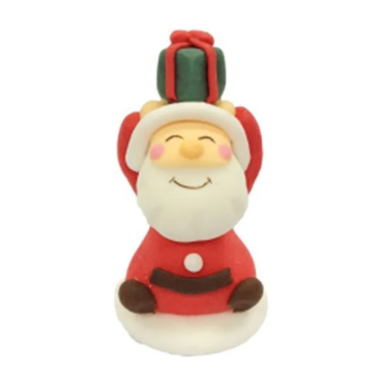 Décor comestible Père Noël cadeau-Cerf Dellier Outlet