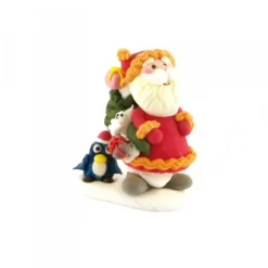 Décor comestible Père Noël et pingouin (x20)-Cerf Dellier Hot
