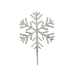 Décors à piquer "Flocons argentés" x 50 pièces-Cerf Dellier Hot