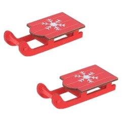 Décors à poser - Luges de Noël-Cerf Dellier Discount