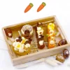 Décors carottes en chocolat blanc (x64)-Cerf Dellier New